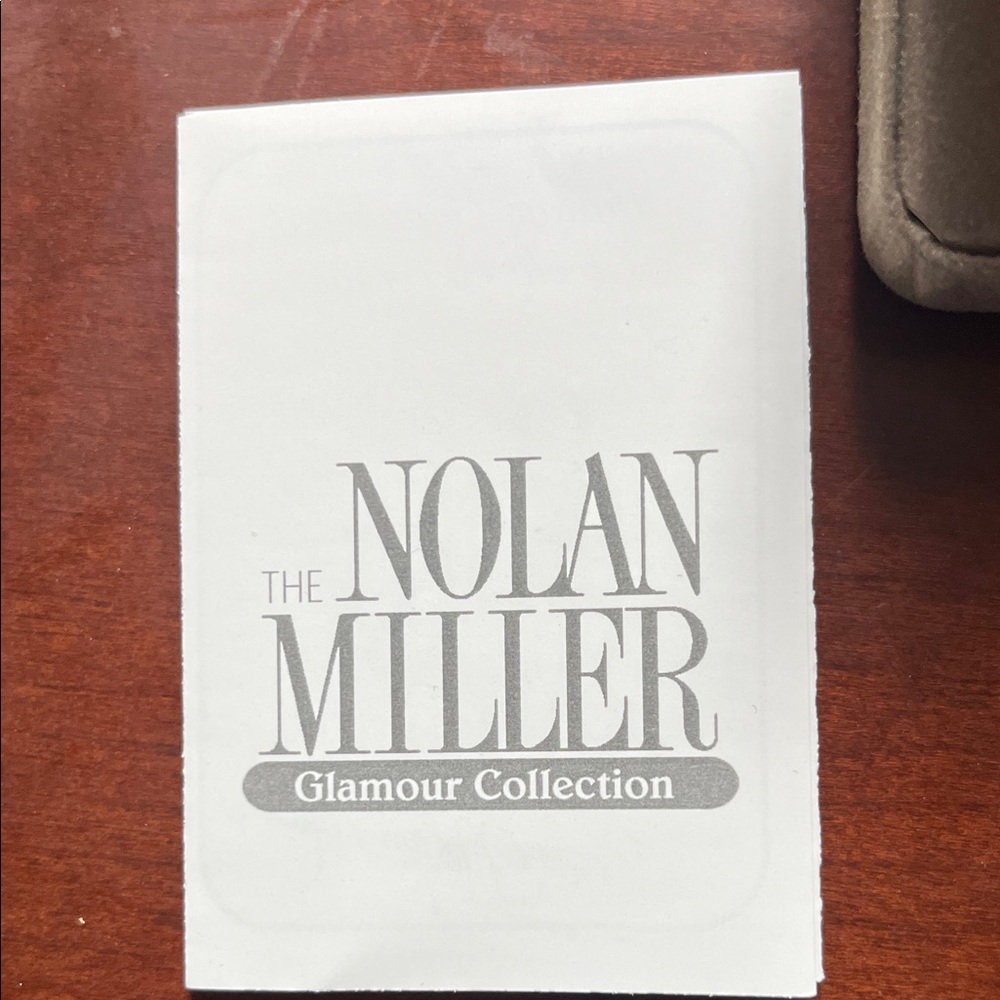 Nolan Miller Connected Circle Dangle Earrings NWT - Picture 3 of 5